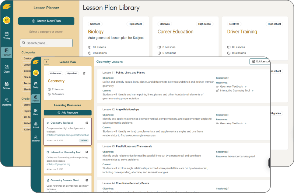 Automated Scheduling Interface